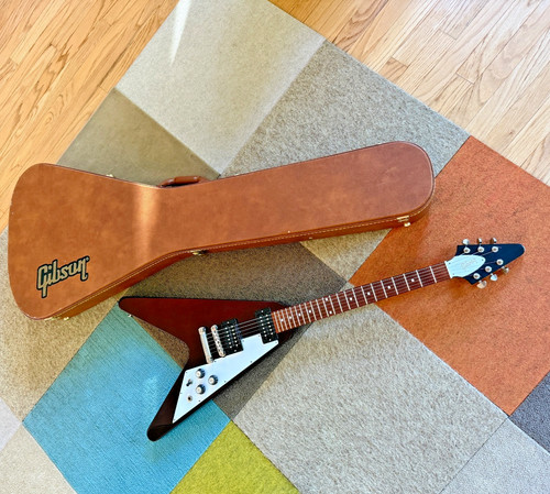 2018 gibson cherry red flying - gibson,